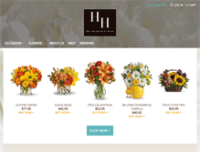 Tablet Screenshot of heatherhouseflowers.com